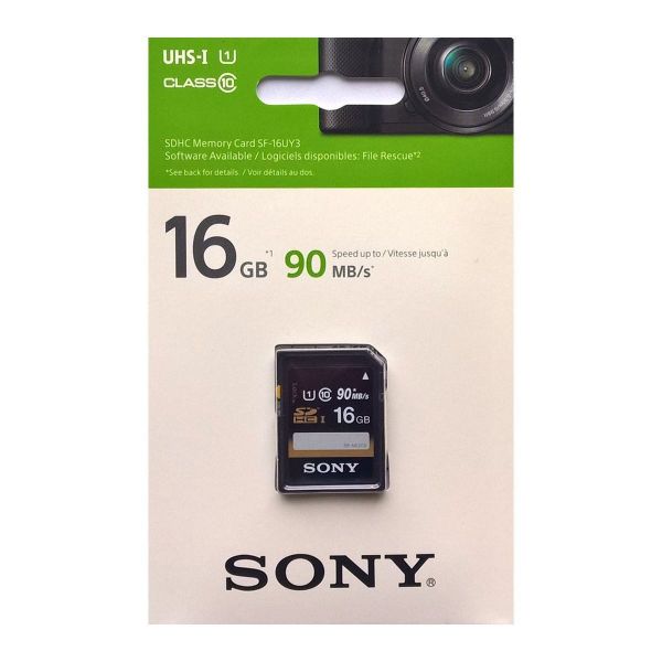 Sony 16 GB SDHC Karte UHS Interface Class 10 Bis zu 90 MB/s